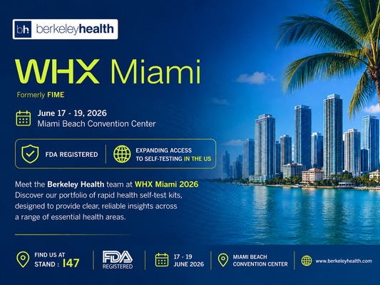 Berkeley Health Is Taking Home Testing to the World Stage: Here Is What Is Happening in Miami This June.