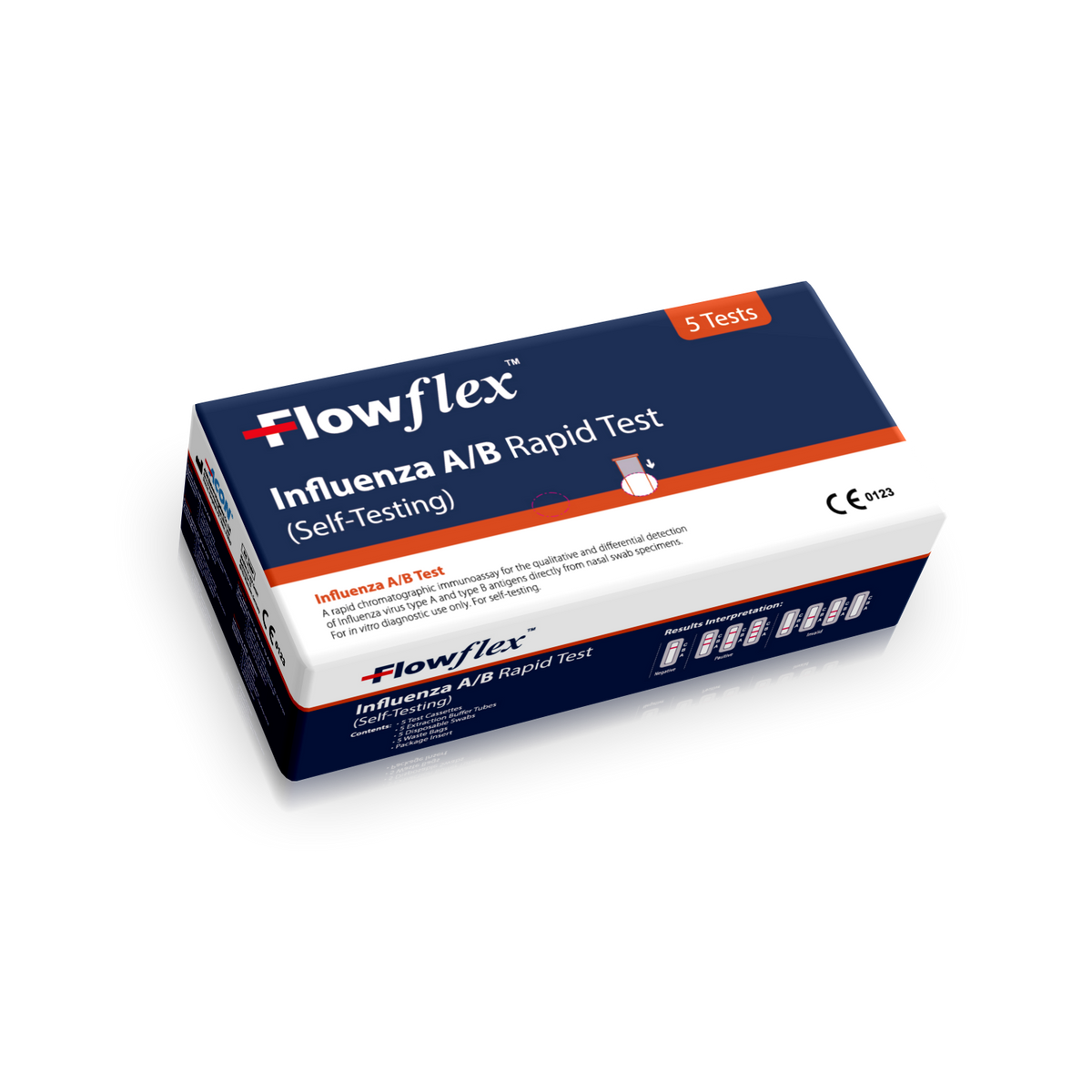 FLOWFLEX SARS-CoV-2 INFLUENZA A+B (5 TESTS)